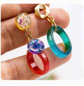 Handmade UV <b>Resin</b> Jewelry Craft <b>Kit</b> Christmas DIY Hard Crystal Clear Epoxy Fast Curing Silicone Molds Pendants Earrings Glitter - Product Image 2