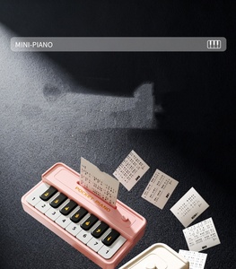 Wholesale <b>Mini</b> Pocket Multi-Functional Electronic Keyboard Piano Toy Plastic Musical Instrument Toy for Kids - Product Image 5
