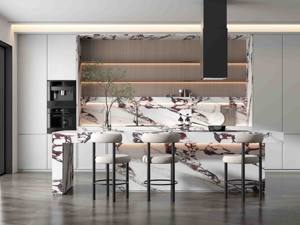 Gabinetes de Cocina Contemporáneos con Fregadero de Acero y Encimera de Mármol, Incluye Servicio de Diseño Gratuito - Product Image 6