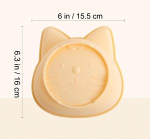 <span class=keywords><strong>Molde</strong></span> de <span class=keywords><strong>silicona</strong></span> personalizado de 6 pulgadas con diseño de gatito para pasteles, tartas, flanes y pan, ideal para fiestas de cumpleaños, repostería y moldeo por inyección. - Product Image 3