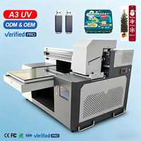 Impresora UV Plana A3 de Sobremesa Automática para Negocios Pequeños, Baja Inversión, Alta Rentabilidad, para Carcasas de Teléfono