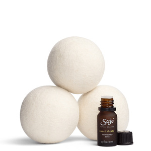 Lot de 6 balles de séchage en laine Taixiang écologiques avec sac en coton, plus de 100 couleurs, vente en gros - Product Image 5