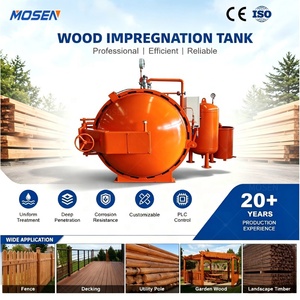 <span class=keywords><strong>Autoclave</strong></span> d'imprégnation sous vide certifié CE ISO MOSEN pour le traitement anticorrosion du bois et des poteaux en bois - Product Image 1