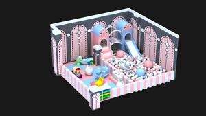 Equipo de Juegos Interior para Niños con Estándares de Seguridad, con Suelo de Impacto Suave y Barreras Seguras para la Seguridad de los Niños Pequeños - Product Image 4