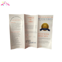 Brochures A4 A5 personnalisées en couleur, pliées en deux ou en trois, dépliants et flyers imprimés avec découpe de forme – Prix compétitif