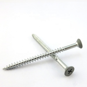 Tornillos Autorroscantes para Madera con Cabeza Avellanada, Recubiertos y Zincados en Blanco - Product Image 2