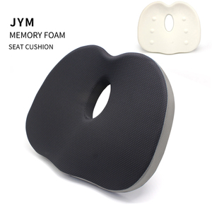 Coussin de siège en <span class=keywords><strong>mousse</strong></span> à mémoire de forme personnalisé JYM, vente en gros, coussin orthopédique pour chaise de bureau, soulagement des douleurs au coccyx, directement de l'usine - Product Image 2