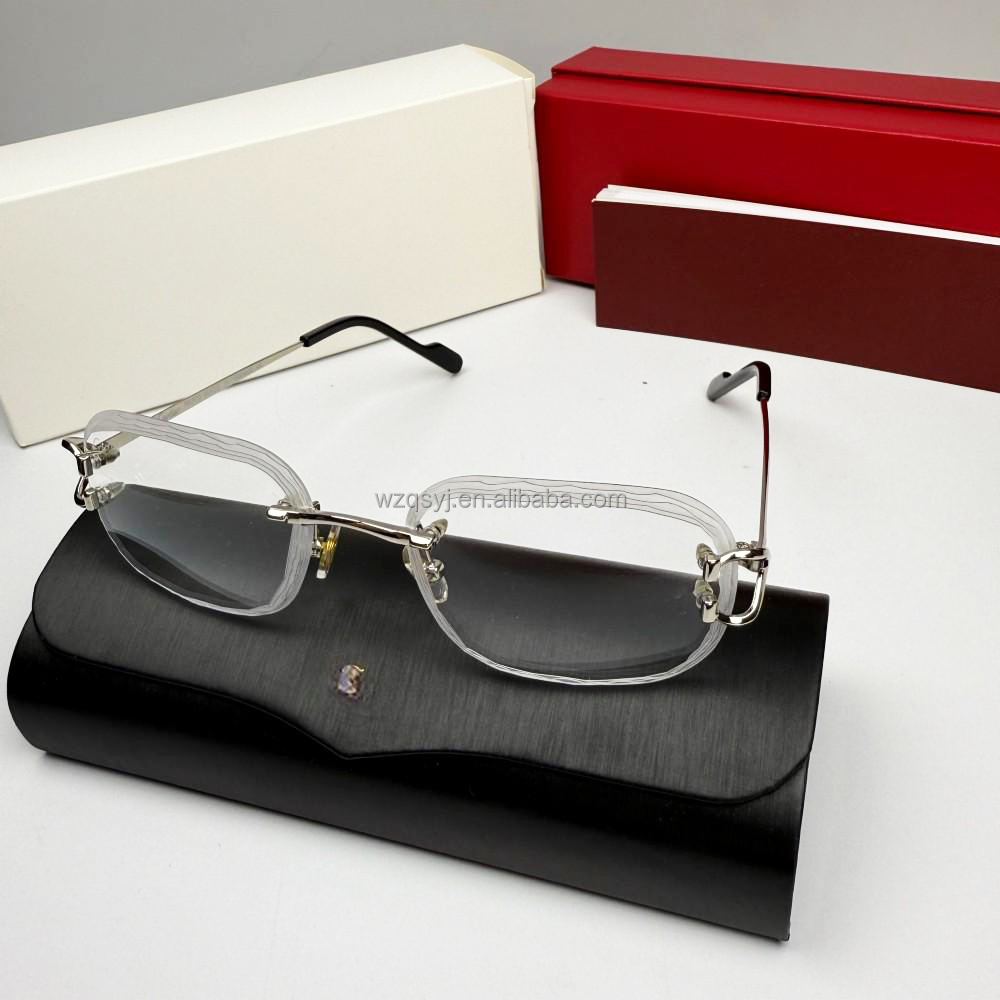 Cornice argento trasparente