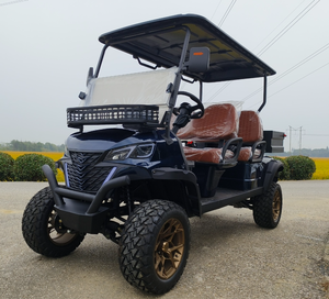 Carrito de <span class=keywords><strong>Golf</strong></span> Eléctrico Utilitario <span class=keywords><strong>Mini</strong></span> de 4 Plazas con Plataforma de Carga, Motor de CA de 5KW, Batería de Litio de 48V, 90km de Autonomía, Luces LED, Frenos de Disco, Cargador Inteligente <span class=keywords><strong>1</strong></span> - Product Image 2
