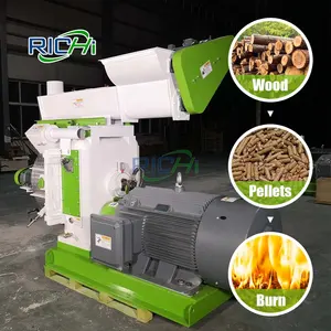 RICHI 1-1.5 T/H Woodworking Machinery Biomass Wood Pellet Machine Wood Pellet Mills