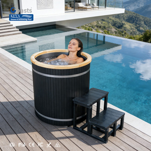 Vasca da Bagno in Plastica WPC per Recupero Sportivo, Vasca per Immersione in Acqua Fredda con Refrigeratore - Product Image 1