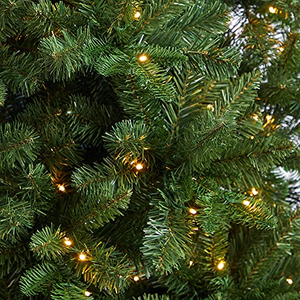 7 ft Pre-Lit Fir Artificial Christmas <b>Tree</b> PE Mixed PVC Xmas <b>Tree</b> with LED <b>Lights</b> Stand - Product Image 4