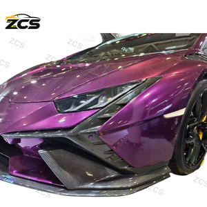 Adatto per le coperture grandi in fibra di carbonio per gli ingressi d'aria anteriori e posteriori del modello aggiornato <span class=keywords><strong>Lamborghini</strong></span> LP580 610 EVO - Product Image 2