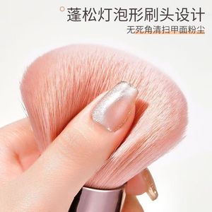 Portable Mushroom Makeup <b>Brush</b> 4.5Cm Synthetic Hair Soft Powder Blush <b>Brush</b> For Face Application - Product Image 4