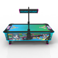 Table de hockey sur air commerciale HC Original Design, machine de jeu de hockey sur glace à monnayeur avec distribution de tickets, certifiée CE