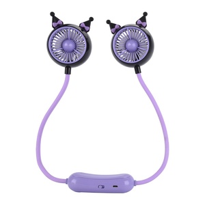 Ventilateur portable USB rechargeable pour le cou, petit ventilateur de refroidissement à suspendre pour la maison, en plastique - Product Image 1