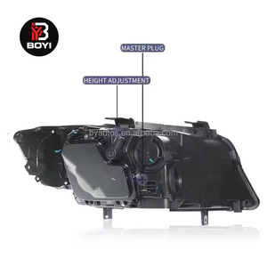 Phare de voiture pour <span class=keywords><strong>BMW</strong></span> Série 3 <span class=keywords><strong>E90</strong></span> <span class=keywords><strong>2005</strong></span>-2012, ensemble de phares améliorés avec feux de jour LED et clignotants - Product Image 5