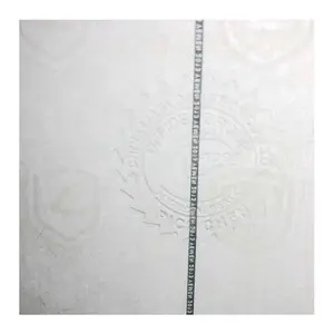 Sicherheits faden papier Anti-Fake White Water mark Paper Voll eingebettet A4 Wellpappe harz Kunden spezifischer Buchdruck