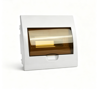 Boîtier de disjoncteur intérieur TSM certifié CE, IP40, couvercle transparent en ABS, panneau de distribution modulaire 16A 230V pour usage résidentiel