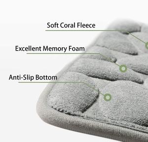 <span class=keywords><strong>Tapis</strong></span> de bain antidérapant en microfibre, polyester, flanelle, imprimé, <span class=keywords><strong>mousse</strong></span> à mémoire de forme, natte de salle d'eau, - Product Image 2