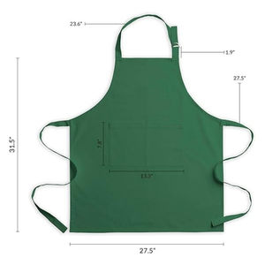 Delantal de cocina ajustable con bolsillos y estampado floral para hombre y mujer personalizable directo de fábrica a precio al por mayor - Product Image 1