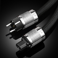 Câble d'alimentation HiFi Audiophile 1m 2m 3m avec prise EU US AU, conducteur OCC 3 fils pour amplificateur CD et câble audio, câble d'alimentation HiFi