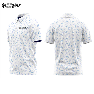 Polo de golf professionnel léger, respirant, à séchage rapide, sans coutures, entièrement imprimé par sublimation - Product Image 3