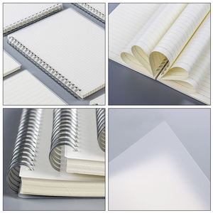 Cuaderno diario de papel A4 A5 con reglas universitarias al por mayor, páginas con logotipo personalizado, cuaderno en espiral liso personalizado, 80 páginas de doble cara - Product Image 5