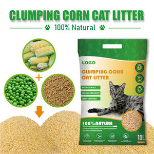 Groothandel Bulk Natuurlijke Biologisch Afbreekbare Stofvrije Sterk Klontvormende Doorspoelbare Ecologische Geurcontrole Maïs Kattenbakvulling - Product Image 1
