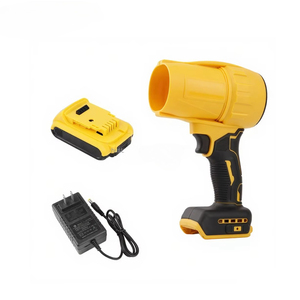 พัดลมเป่าลมอุตสาหกรรมขนาดเล็กพกพาไร้สาย Hustech สำหรับงาน DIY ใช้แบตเตอรี่ลิเธียม 4.0Ah มอเตอร์แบบแปรงถ่าน ใช้ไฟ DC - Product Image 1