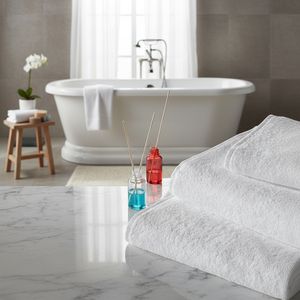 Varol 4-Piece Imeria Series Hotel <b>Towel</b> <b>Set</b> 50x90 cm 200g Hand <b>Bath</b> <b>Towels</b> - Product Image 3
