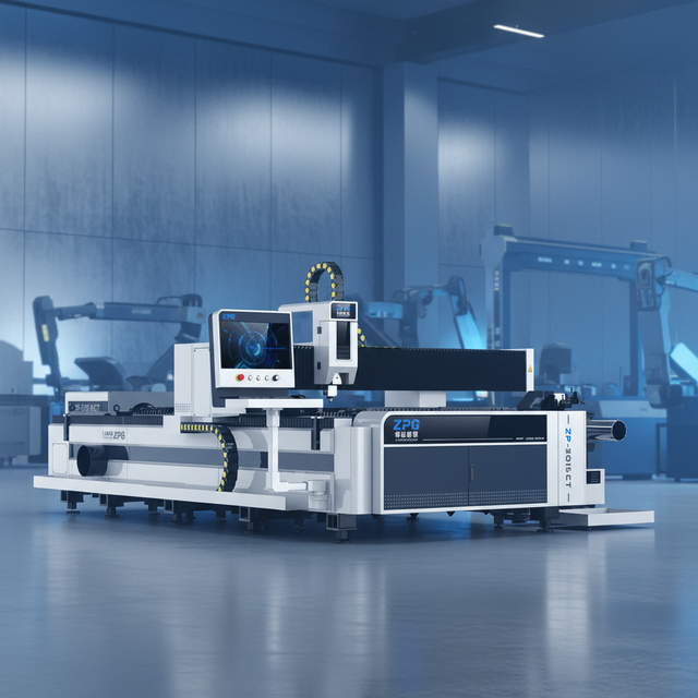 High Performance Laser Cutting Machine 3000W CNC Fiber Laser Cutting Machine With Cutting Sheet Metal