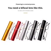 Étui portable 2026 pour lunettes de lecture avec porte-stylo, anti-lumière bleue, pour hommes et femmes, montures optiques tendance, vente en gros personnalisée