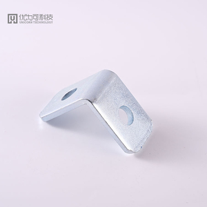 Supports fixes électro-galvanisés à 2 trous à angle droit en forme de L de vente chaude - Product Image 3