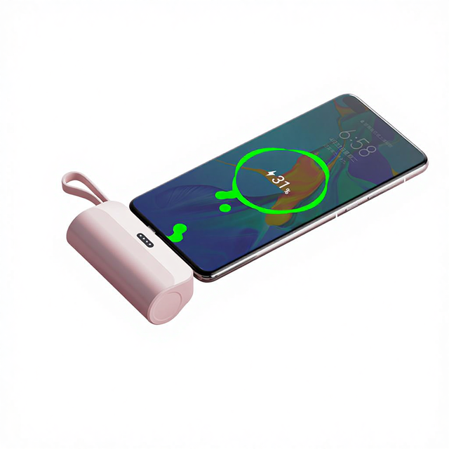 New Capsule Power Bank 5000 MAh Customized Logo Mini Emergency Charge Portable Mobile Power Bank Fast Charging
