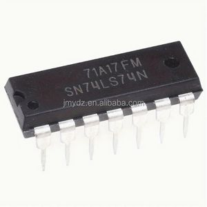 Componentes Electrónicos SN74LS74N  SN74LS74N 74HC74 7474, Chips IC Nuevos y Originales, Circuito Integrado en Stock, Servicios de Lista BOM - Product Image 1