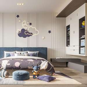 <span class=keywords><strong>Disegni</strong></span> murali moderni a due piani della camera dei bambini del gemello del ragazzo per la camera da letto dell'hotel o la Villa mobili eleganti della camera da letto - Product Image 4