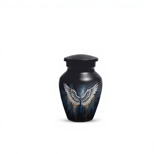 Angel Wing American Style Large Urns <b>for</b> Human <b>Ashes</b> Cremation <b>Keepsake</b> Urn Durable 220 Cubic Inch Capacity <b>for</b> Male and Female - Product Image 3
