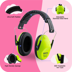 Protección auditiva para bebés, orejeras para niños con reducción de ruido, 26dB, protección auditiva ajustable, auriculares para niños pequeños, bebés y niños - Product Image 5