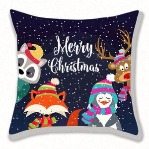 Wholesale Red Christmas Cushion <b>Cover</b> Christmas Pillow Case <b>Cover</b> <b>Sofa</b> <b>Seat</b> <b>Covers</b> Merry Christmas Decor Pillowcase - Product Image 6