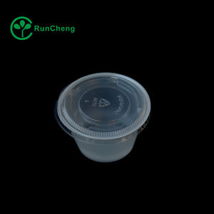 Gobelet en plastique transparent de 4 oz avec couvercle, petit gobelet à sauce jetable avec couvercle en <span class=keywords><strong>PET</strong></span> - Product Image 2