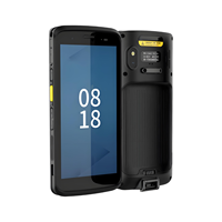 Terminal de données mobile PDA avec scanner de codes-barres QR, Android 14 avec GMS, 6 Go de RAM/64 Go de ROM, portable, 4G, Wi-Fi, BT, NFC, GPS, en stock