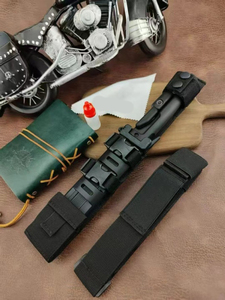 Cuchillo de Bolsillo ER Silence de Alta Calidad con Mango de Goma y Hoja de Acero Inoxidable, Personalizable OEM, para Camping, Supervivencia y Uso al Aire Libre - Product Image 5