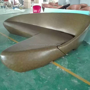 <span class=keywords><strong>Sofa</strong></span> bentuk bulan FRP kustom kelas atas <span class=keywords><strong>Modern</strong></span> untuk kantor <span class=keywords><strong>Sofa</strong></span> santai mewah ringan bergaya untuk vila Hotel - Product Image 5