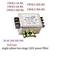 Filtro de Alimentación EMI SignkoRay CW4L2-3A/6A/10/20/30A-RG AC 220V Monofásico para Purificación de Interferencia CW4L2-10A-R CW4L2-30A-RG