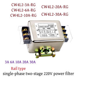ซิกโนเรย์ EMI Power Filter CW4L2-3A/6A/10/20/30A-RG AC 220V การฟอกสัญญาณรบกวนเฟสเดียว CW4L2-10A-R CW4L2-30A-RG - Product Image 2