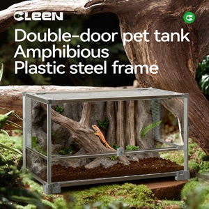 Fábrica Cleen, venta al por mayor, jaula de cristal grande, recinto para tanque de reptiles, terrario para dragón barbudo, lagarto, serpiente y tortuga - Product Image 2