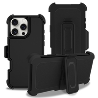 Coque de téléphone IVYMAX en TPU+PC pour iPhone 14 15 16 Pro Max, protection triple intégrale, vente directe, offre spéciale