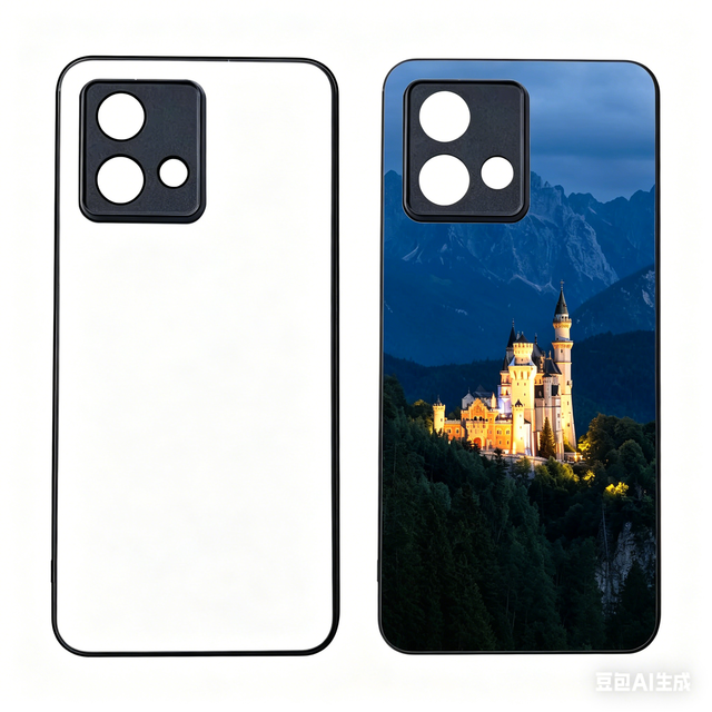 Sublimation Phone case Blanks Diy Custom Blank 2D TPU Sublimation Mobile Phone Cases Cover With Aluminum Insert for MOTO G84