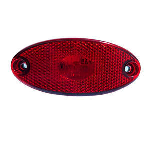 1pcs Amber Red White 4 "inch Ovale Led Side Marker Light Waterproof Tail <span class=keywords><strong>Position</strong></span> Clearance Light for 12-24v Truck Trailer Boat Rv - Product Image 3